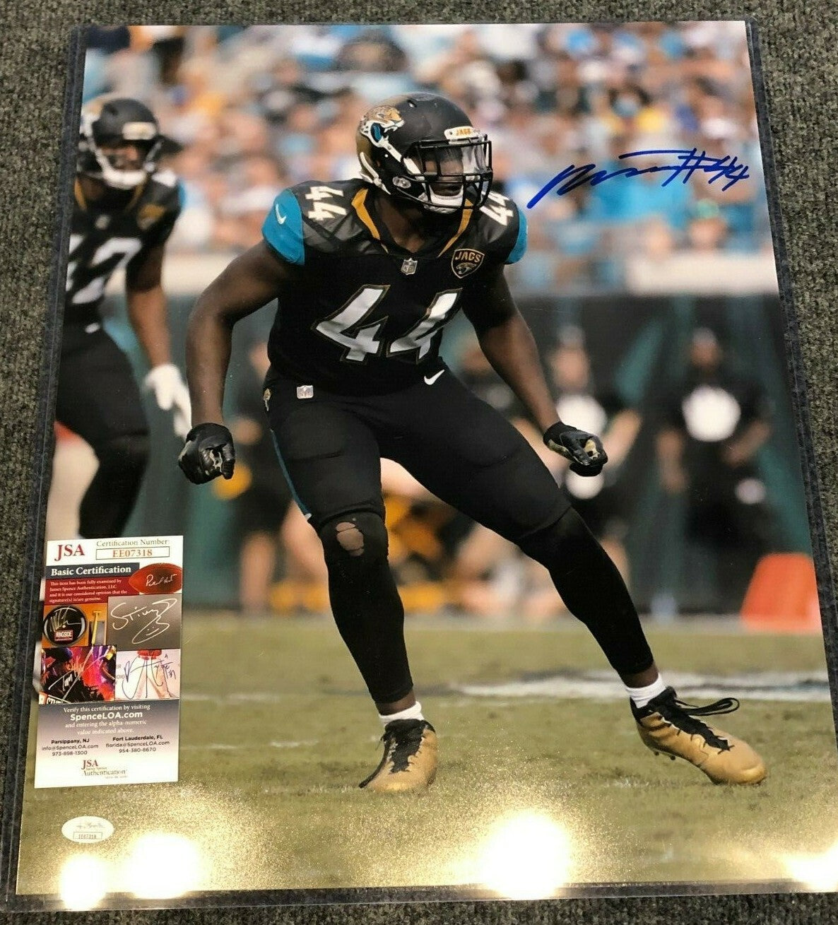 Myles Jack Autographed Signed Jacksonville Jaguars 16X20 Photo Jsa Coa