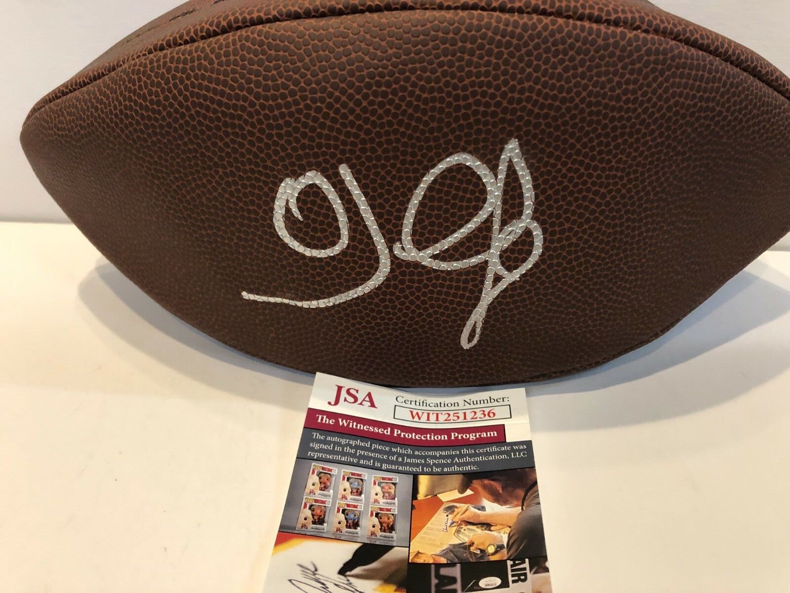 Miami Dolphins Oj Mcduffie Autographed Signed Nfl Football Jsa Coa