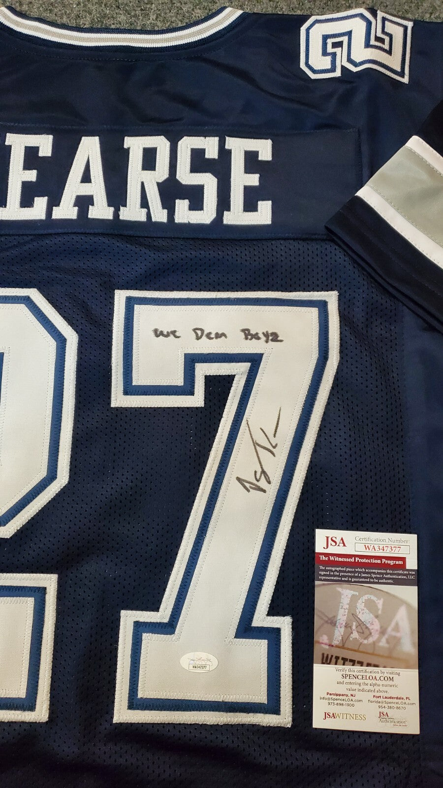 Dallas Cowboys Jayron Kearse Autographed Signed Inscribed Jersey Jsa Coa