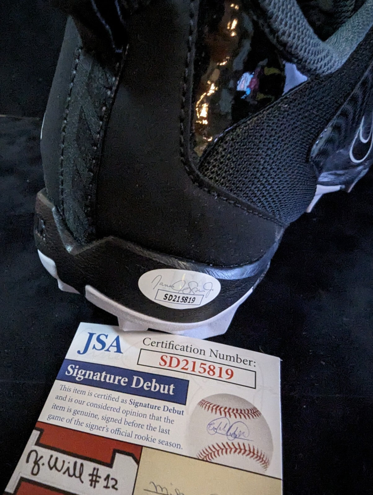 Pittsburgh Steelers Broderick Jones Autographed Signed Cleat Jsa Coa