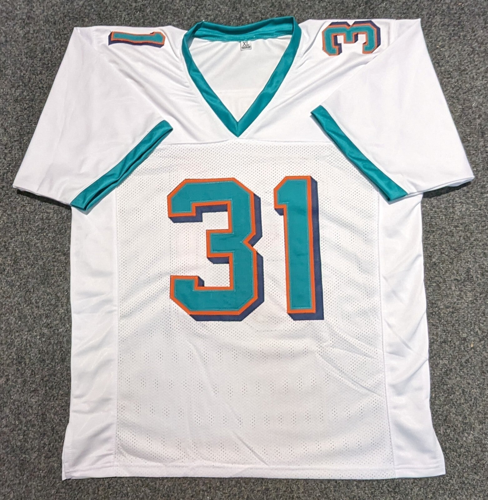 Miami Dolphins Brock Marion Autographed Signed Jersey Jsa Coa