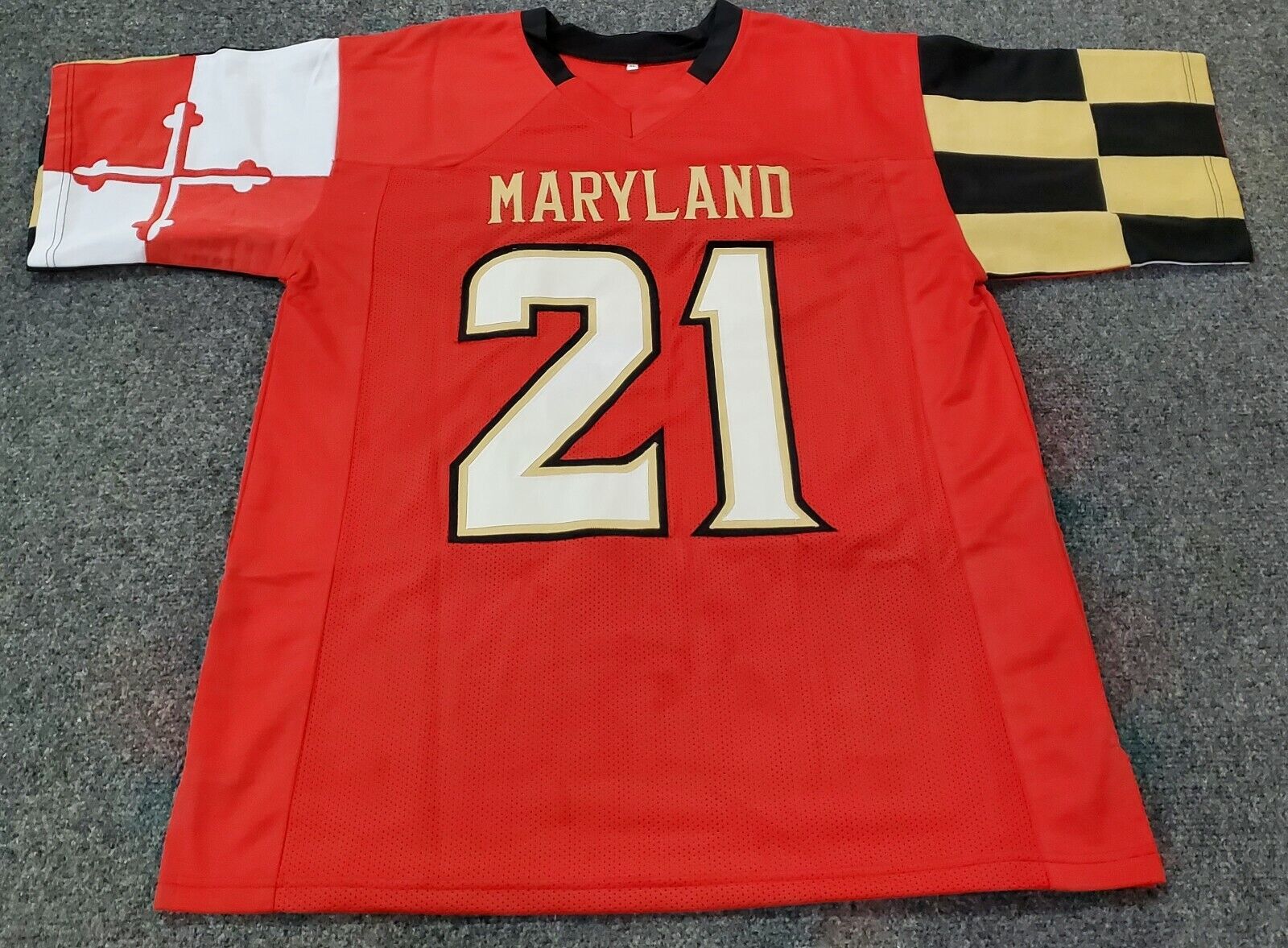 Sean Davis Custom Unsigned Maryland Terrapins Jersey