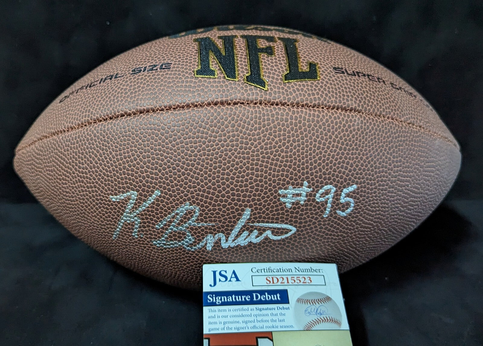 Pittsburgh Steelers Keeanu Benton Signed Nfl Football Jsa Coa