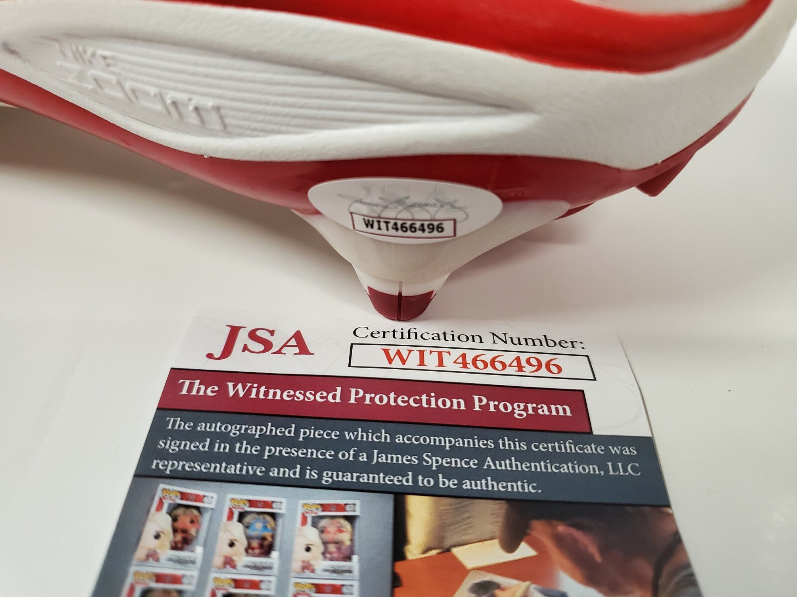 Mike Quick Autographed Signed Cleat Jsa Coa
