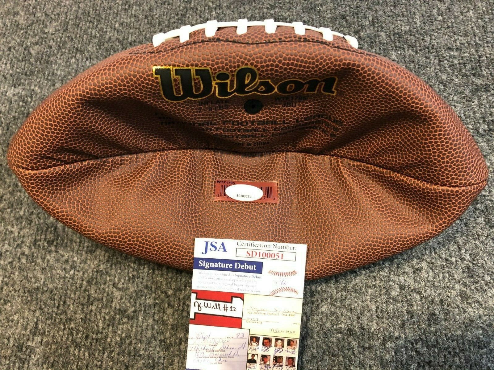 Ny Giants Darius Slayton Autographed Signed Nfl Football Jsa Coa