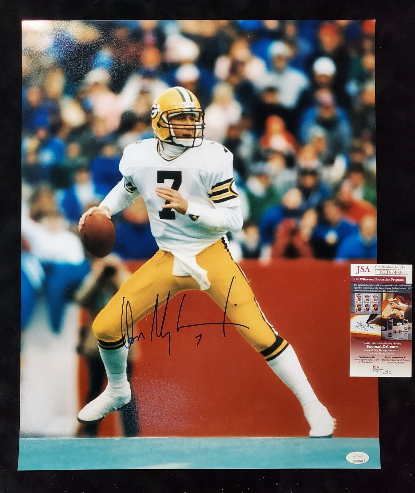 Green Bay Packers Don Majkowski Autographed 16X20 Photo Jsa Coa