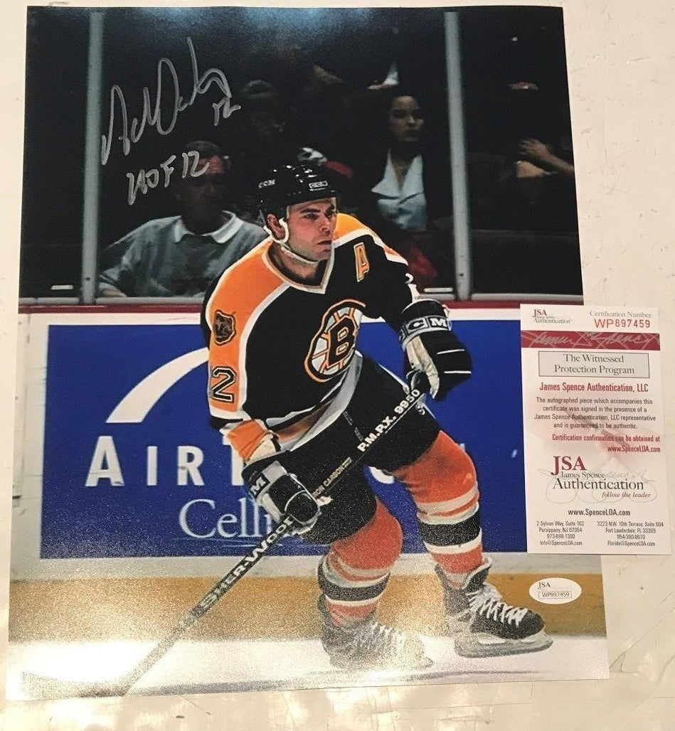 Adam Oates Autographed Signed Inscribed Boston Bruins 11X14 Photo Jsa  Coa