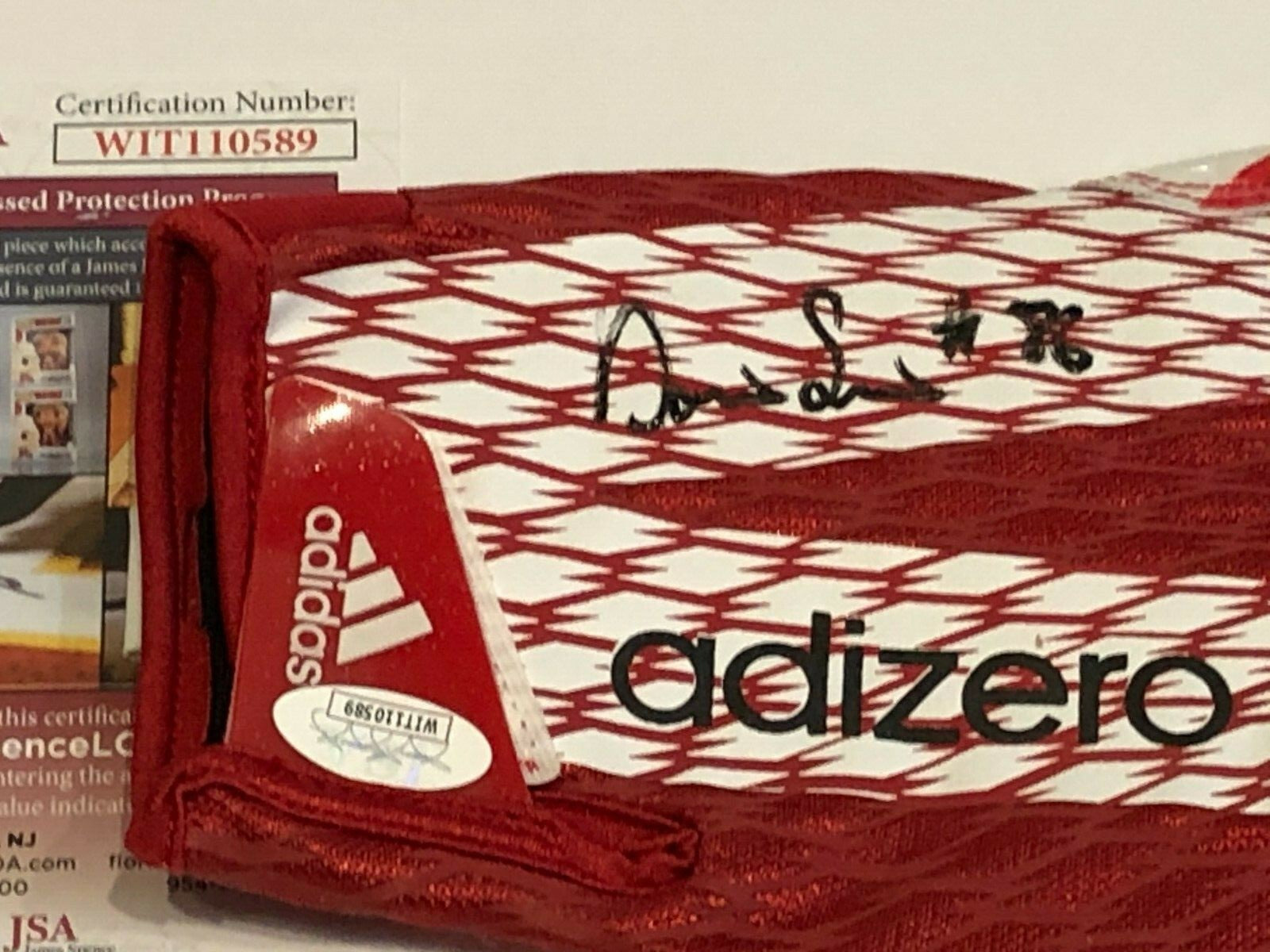 New York Giants Darius Slayton Autographed Signed Adidas Glove Jsa Coa
