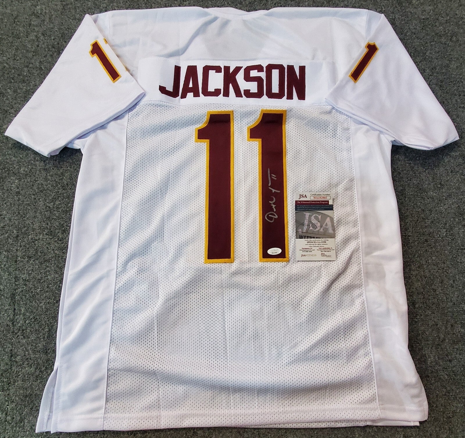 Florida State Seminoles Dexter Jackson Autographed Signed Jersey Jsa Coa