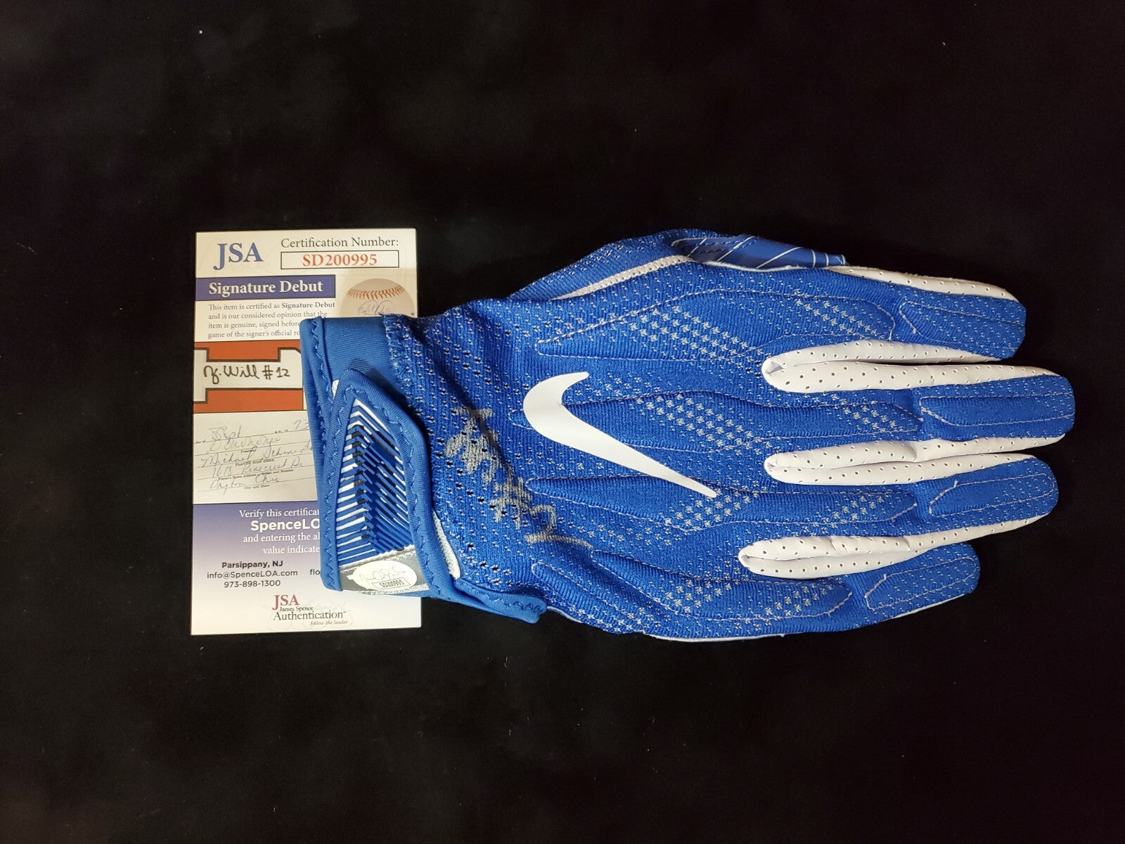 Israel Izzy Abanikanda Autographed Signed Glove