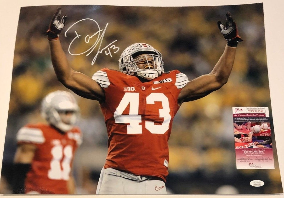 Ohio State Buckeyes Darron Lee Autographed Signed 16X20 Photo Jsa  Coa