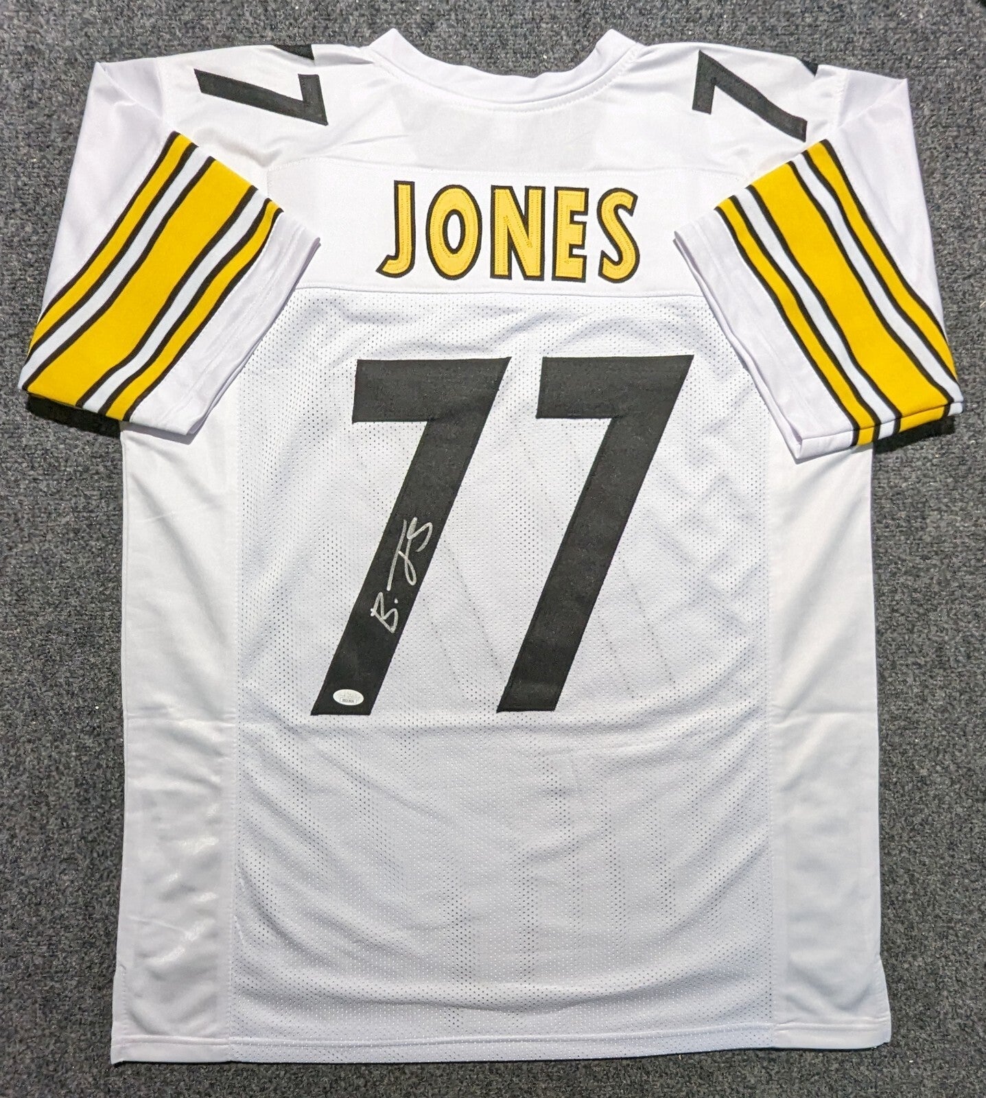 Pittsburgh Steelers Broderick Jones Autographed Signed Jersey Jsa Coa