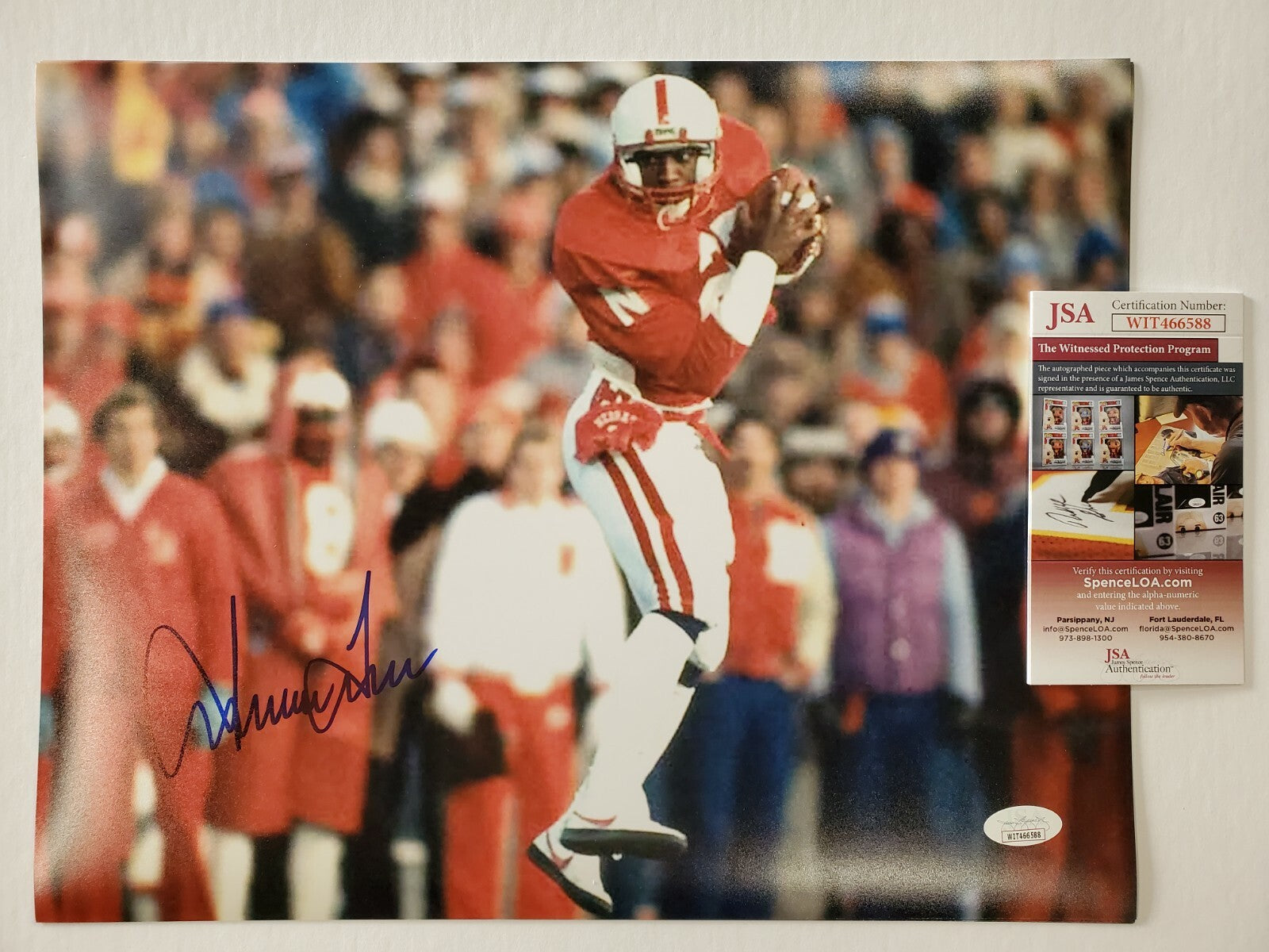 New England Patriots Irving Fryar Autographed Signed 11X14 Photo Jsa Coa