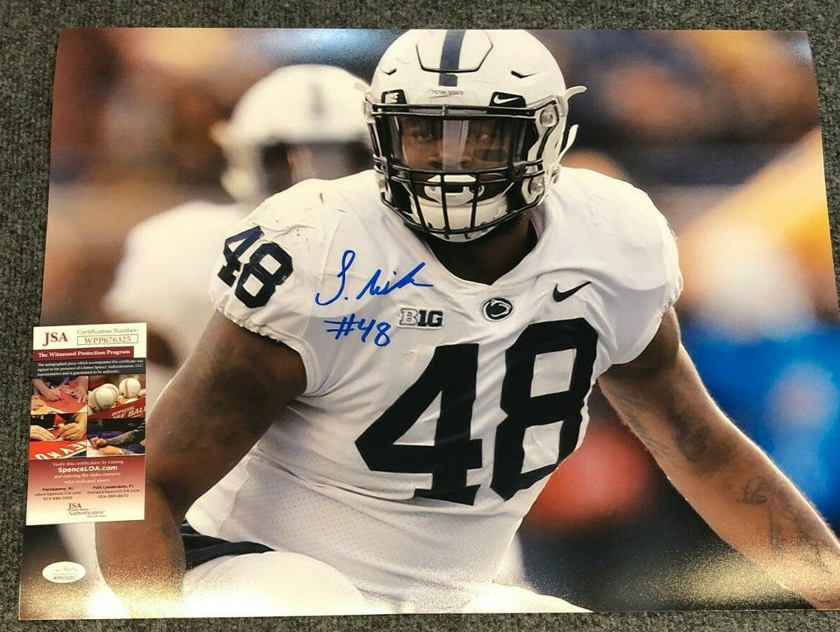 Shareef Miller Autographed Signed Penn State 16X20 Photo Jsa  Coa