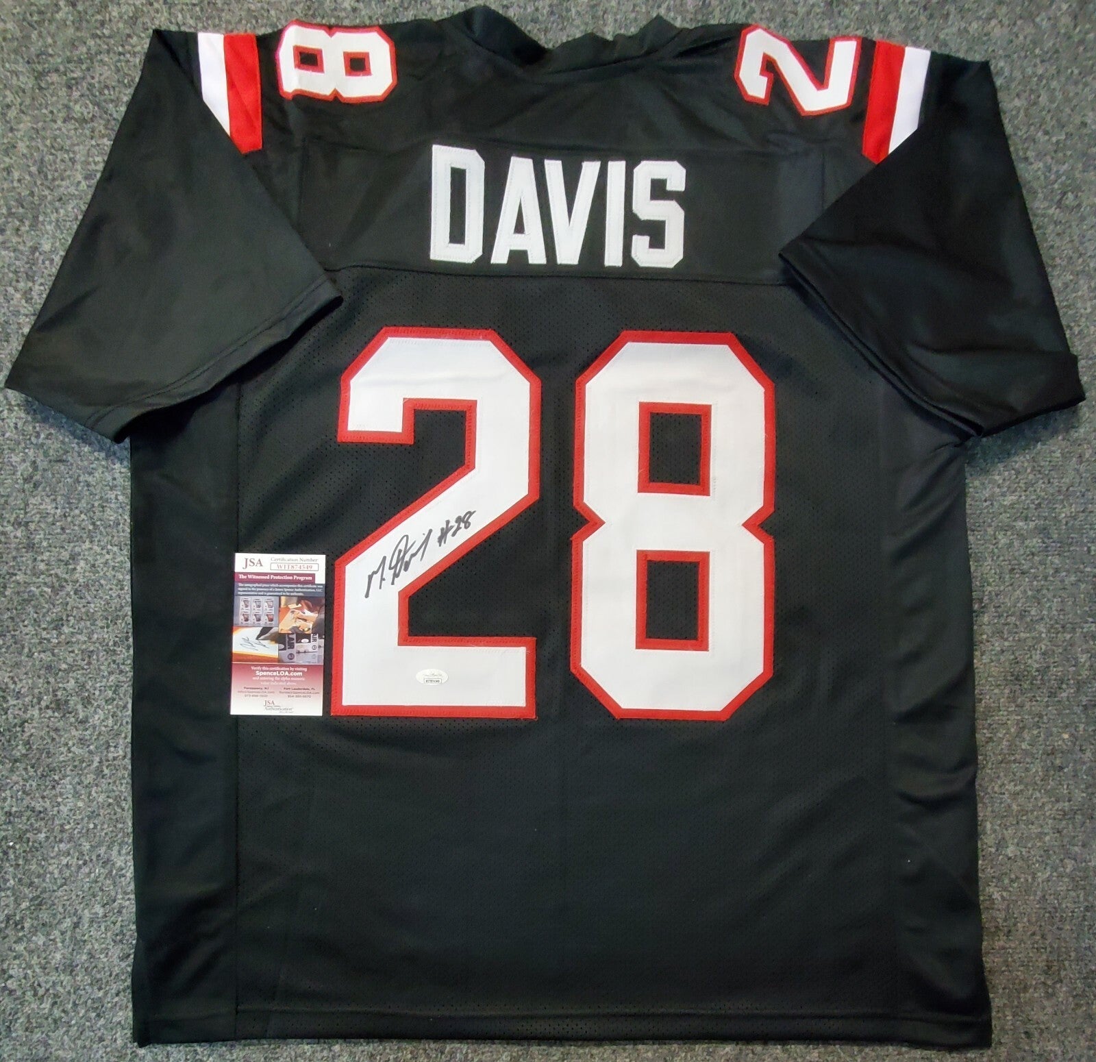 South Carolina Gamecocks Mike Davis Autographed Signed Jersey Jsa Coa