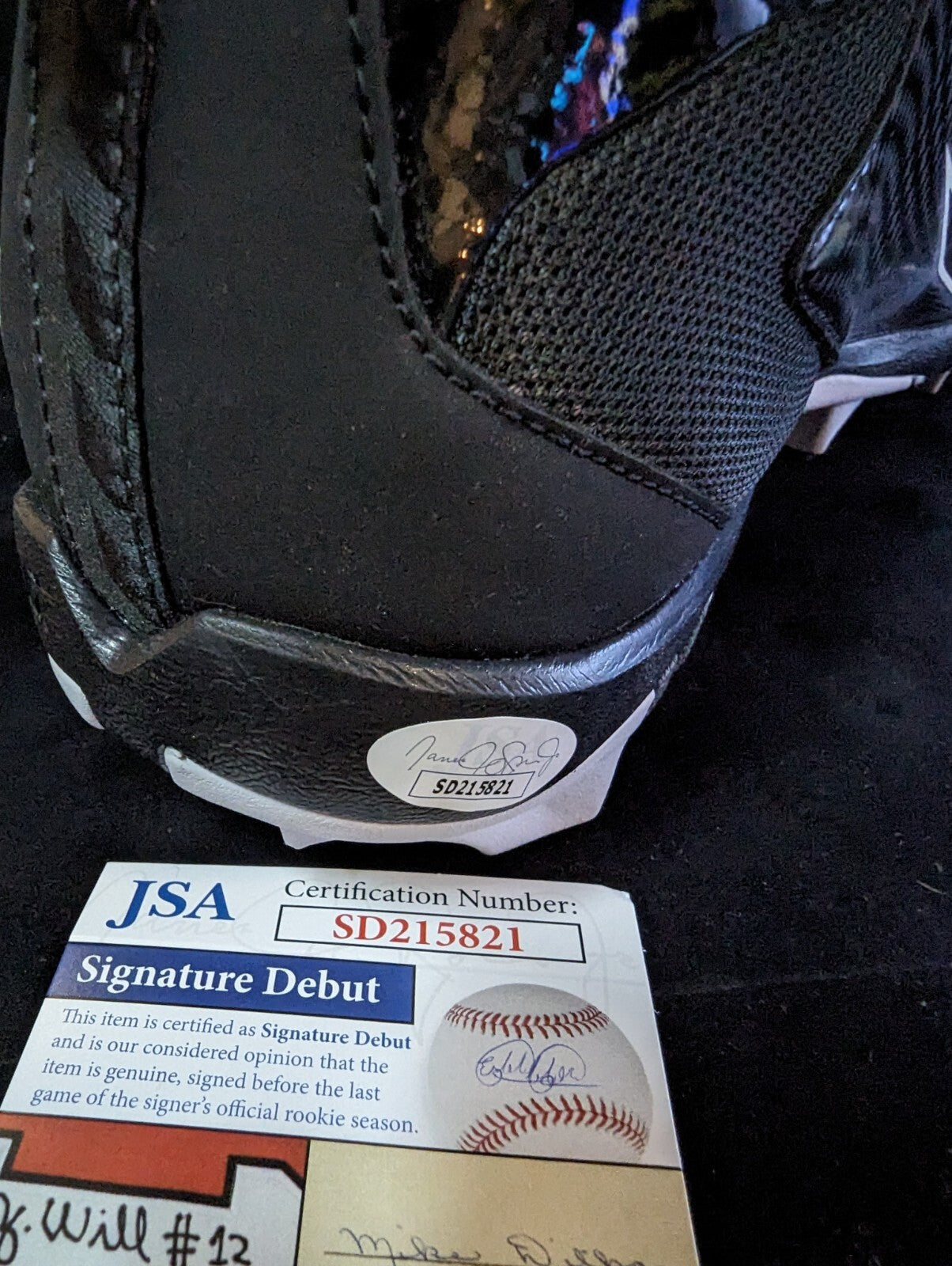 Pittsburgh Steelers Broderick Jones Autographed Signed Cleat Jsa Coa