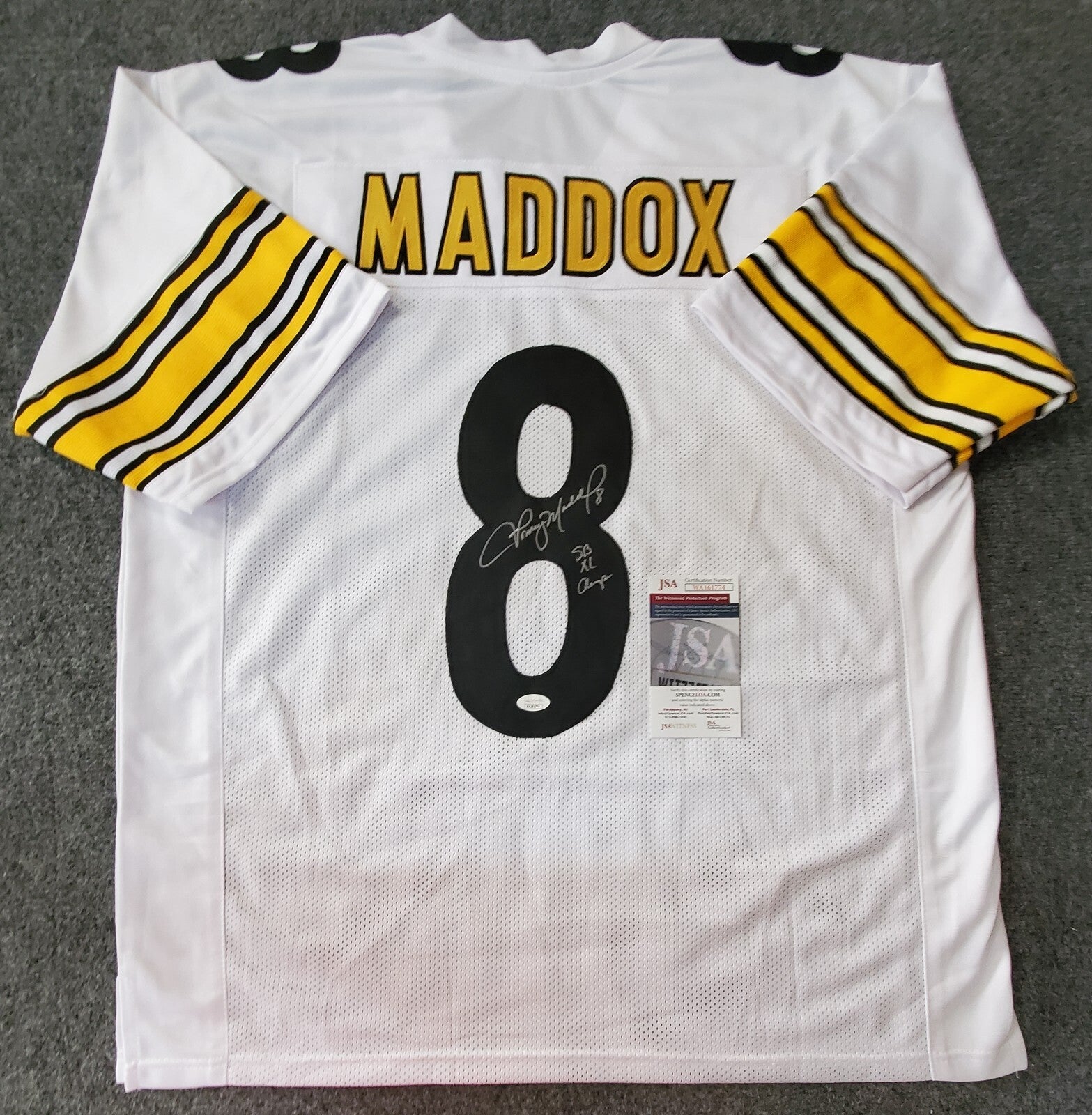 Pittsburgh Steelers Tommy Maddox Autographed Signed Inscribed Jersey Jsa Coa