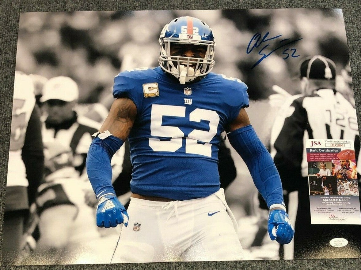 New York Giants Alec Ogletree Autographed Signed 16X20 Photo Jsa  Coa
