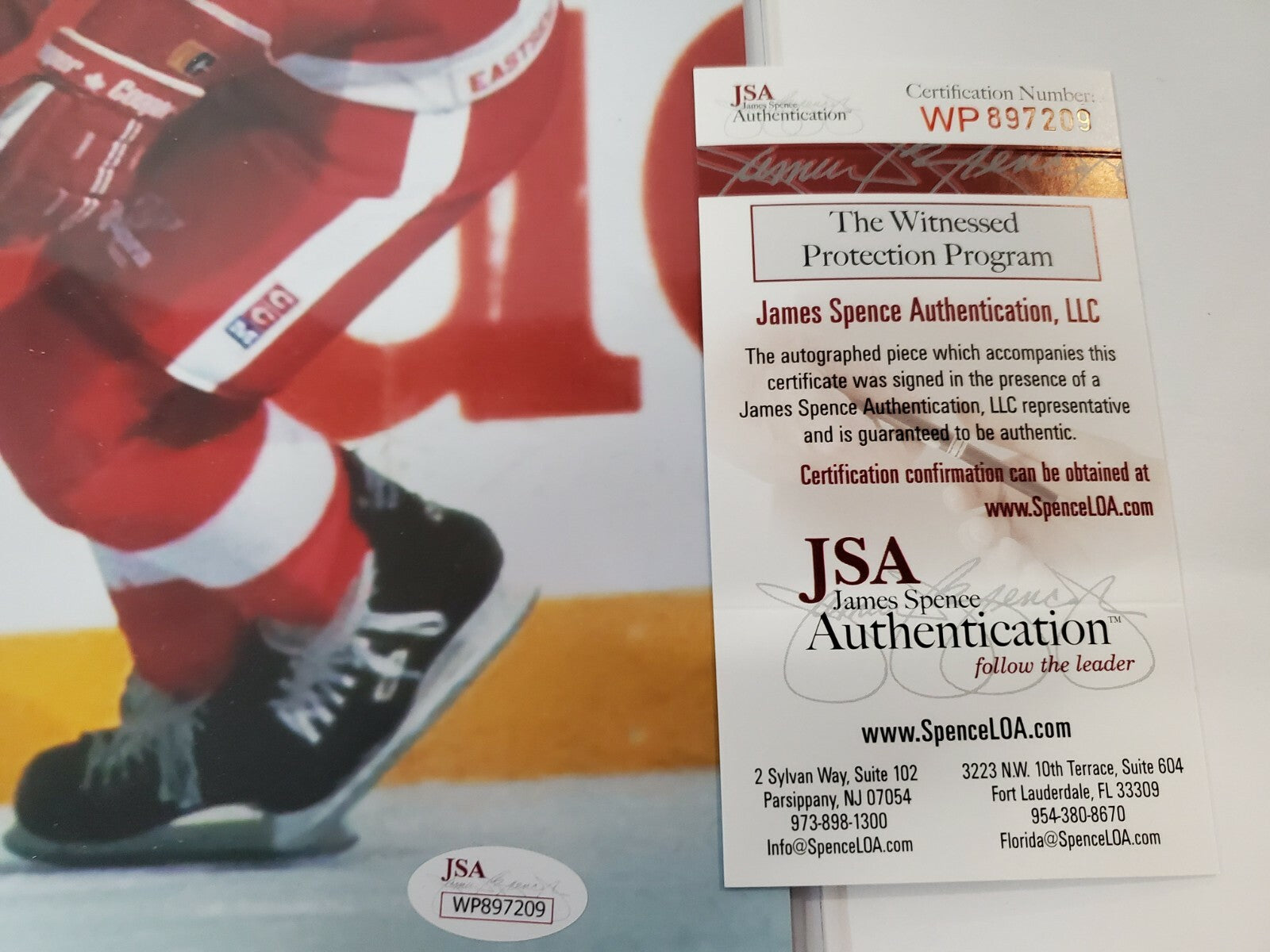 Adam Oates Autographed Signed Inscribed Detroit Red Wings 11X14 Photo Jsa  Coa