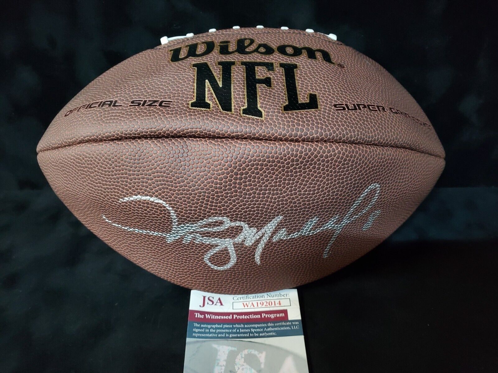 Pittsburgh Steelers Tommy Maddox Autographed Signed Football Jsa Coa