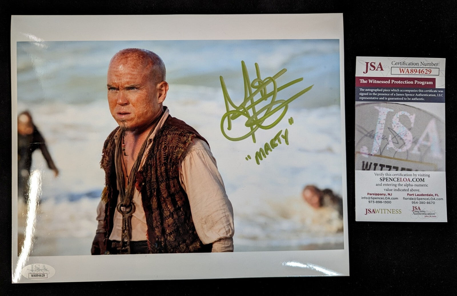 Martin Klebba Pirates Of Caribbean Hand Signed Autographed 8 X 10 Photo Jsa Coa