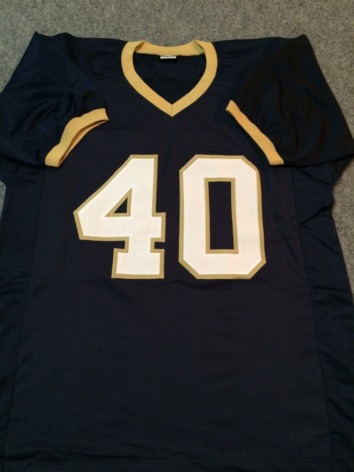 Reggie Brooks Autographed Signed Incscribed Notre Dame Jersey Jsa Coa