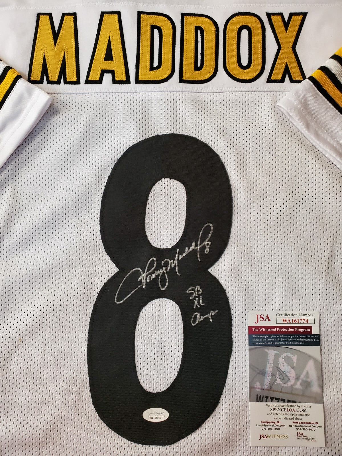 Pittsburgh Steelers Tommy Maddox Autographed Signed Inscribed Jersey Jsa Coa