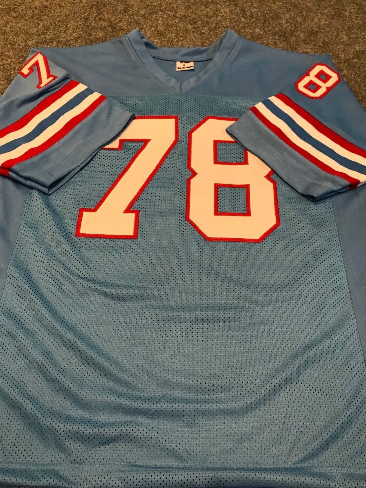 Houston Oilers Curley Culp Autographed Signed Inscribed Jersey Jsa  Coa
