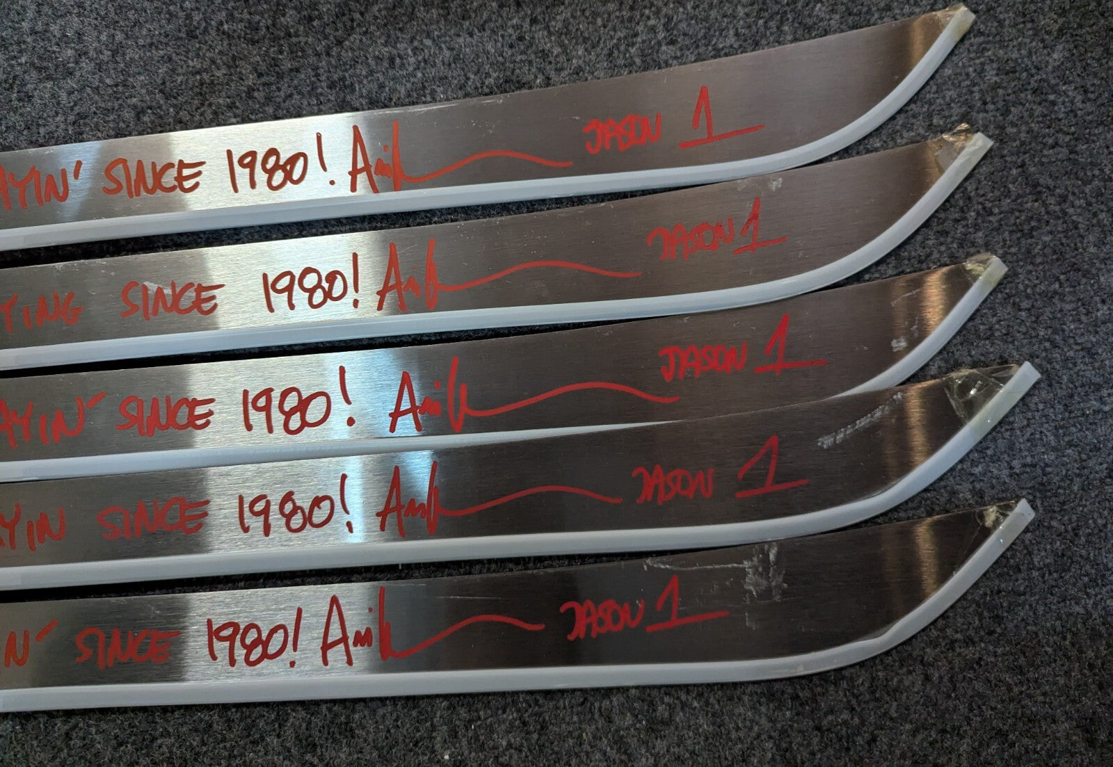 Ari Lehman Signed Inscribed Jason Voorhees Friday The 13Th Machete Jsa Coa
