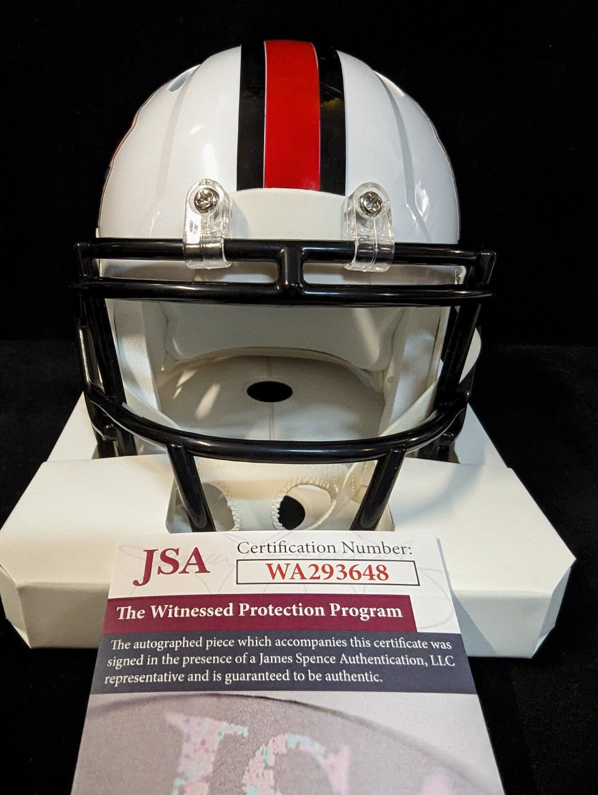 Cleveland Browns Ozzie Newsome Autographed Signed Nfl Hof Mini Helmet Jsa Coa