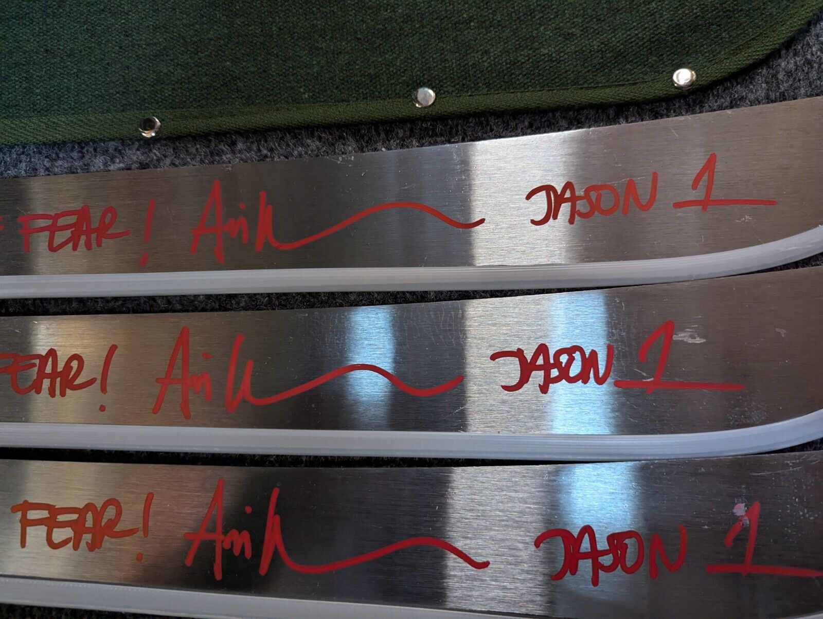 Ari Lehman Signed Inscribed Jason Voorhees Friday The 13Th Machete Jsa Coa