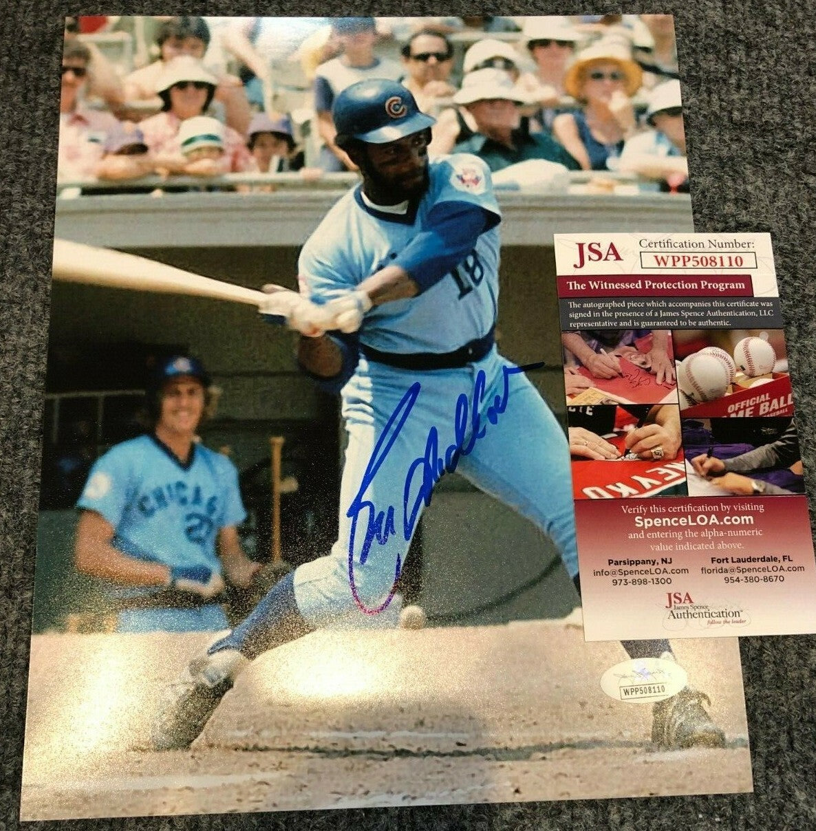 Bill Madlock Autographed Signed Chicago Cubs 8X10 Photo Jsa  Coa