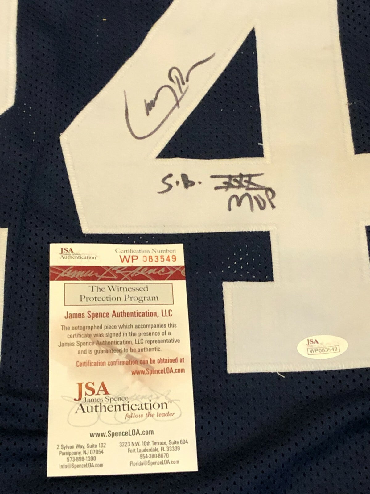 Dallas Cowboys Larry Brown Autographed Signed Inscribed Jersey Jsa  Coa