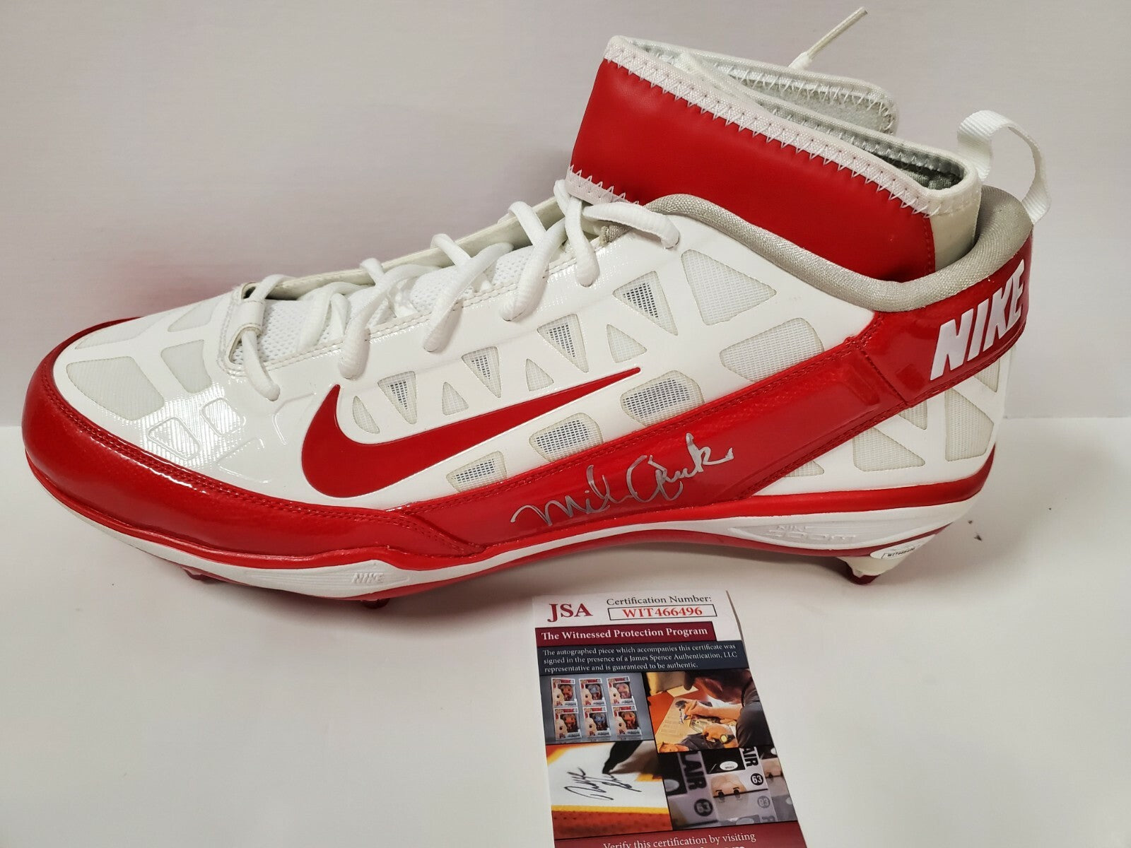 Mike Quick Autographed Signed Cleat Jsa Coa