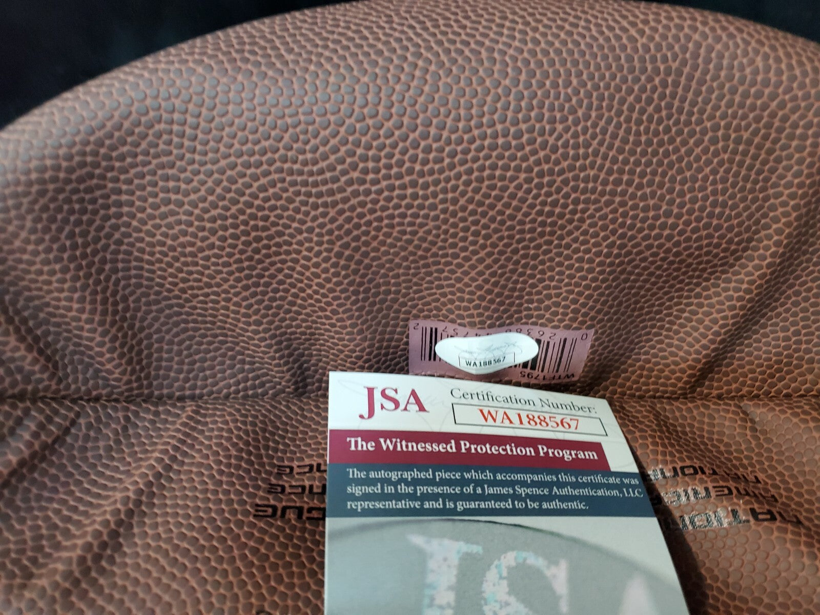 Miami Dolphins Sam Madison Autographed Signed Football Jsa Coa