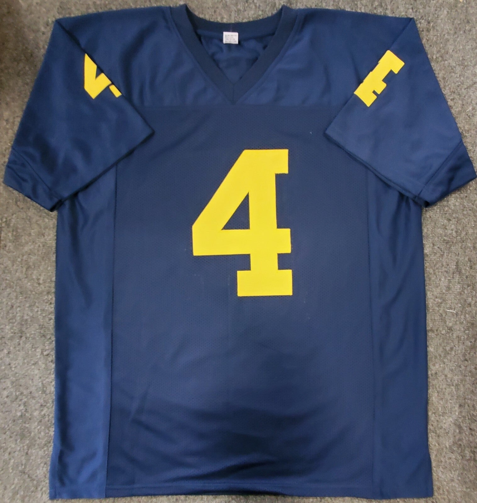 Michigan Wolverines Nico Collins Autographed Signed Jersey Beckett Coa