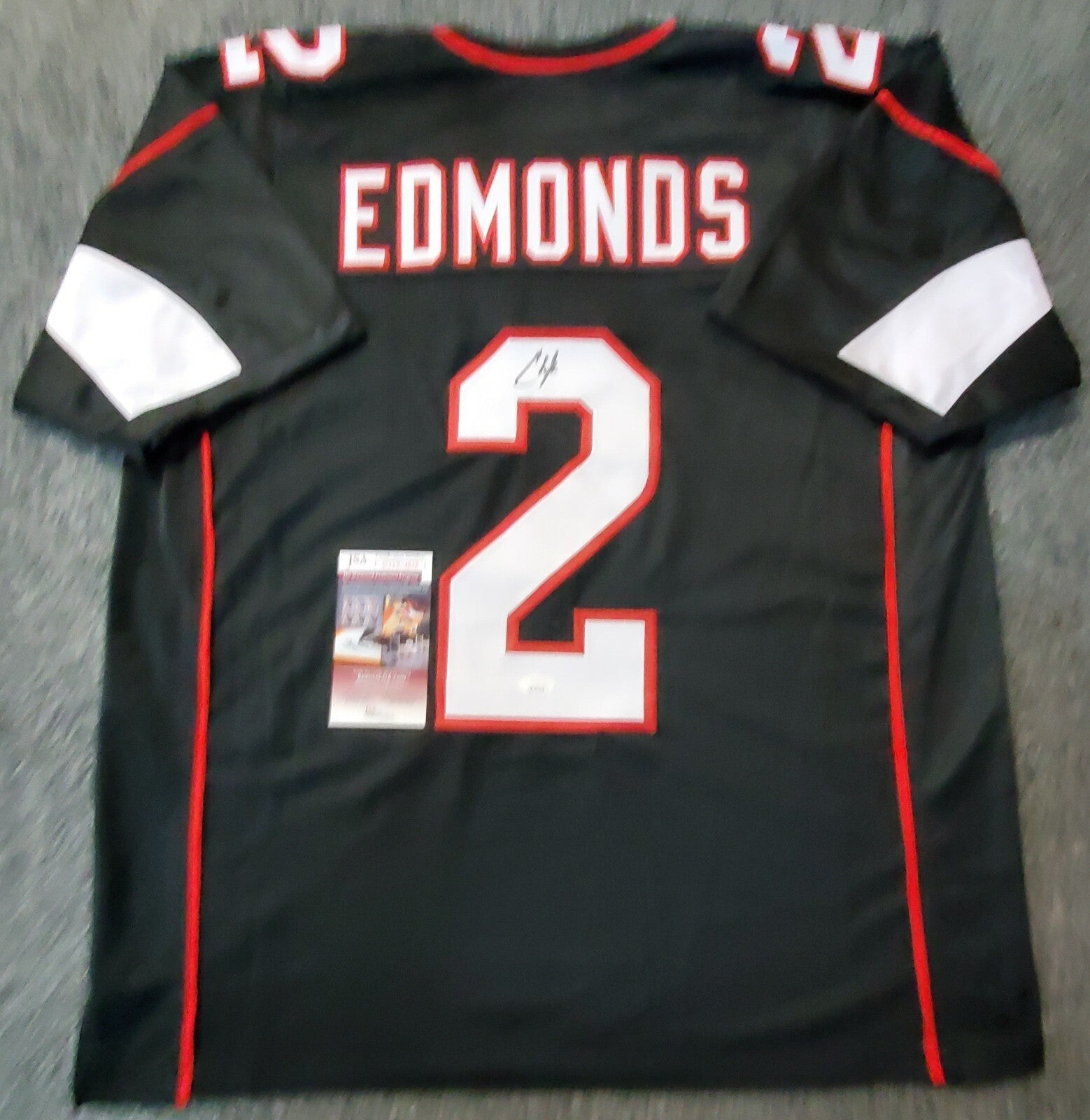 Arizona Cardinals Chase Edmonds Autographed Signed Jersey Jsa Coa