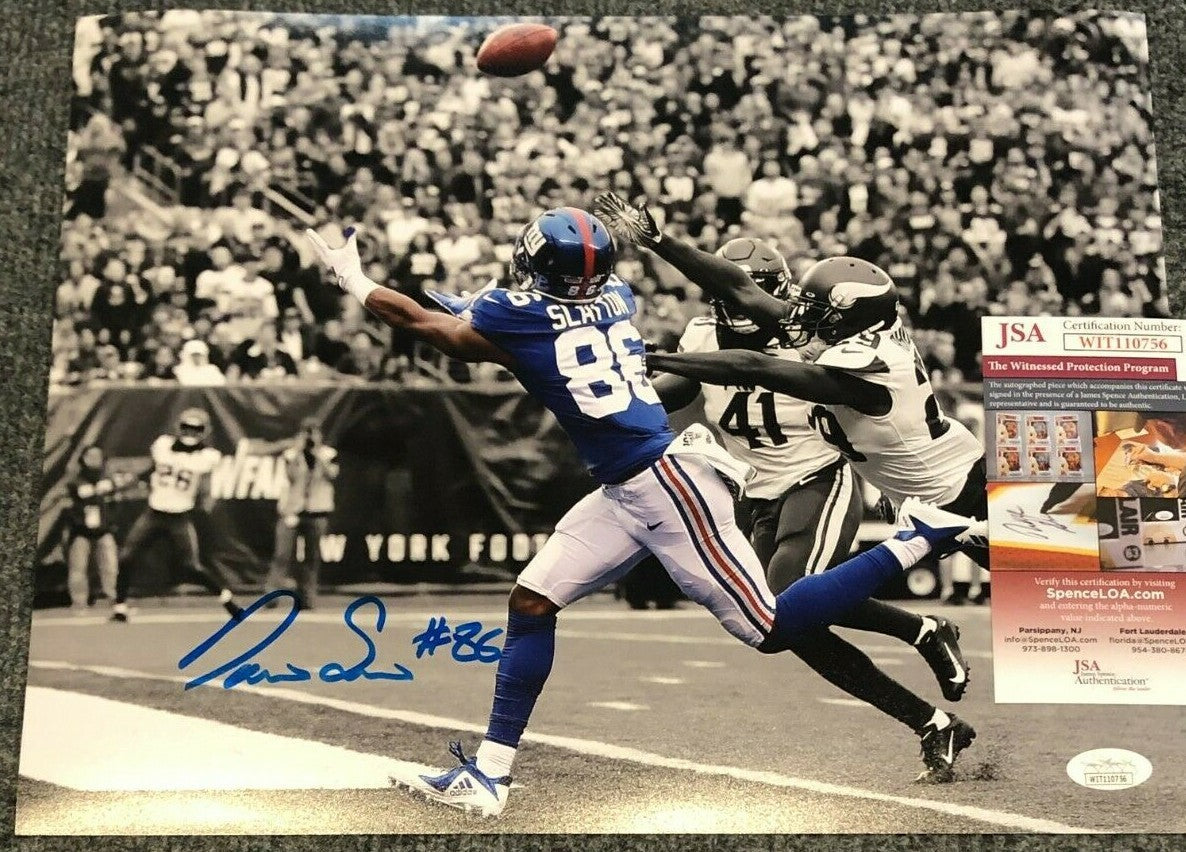 Ny Giants Darius Slayton Autographed Signed 11X14 Photo Jsa  Coa