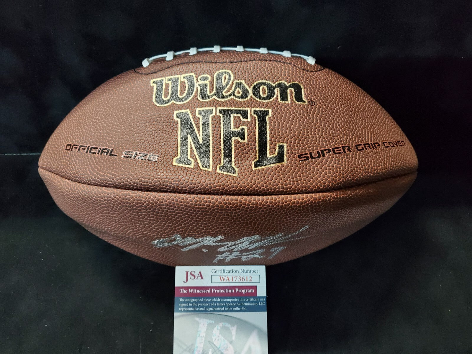 Pittsburgh Steelers Marcus Allen Autographed Signed Football Jsa Coa