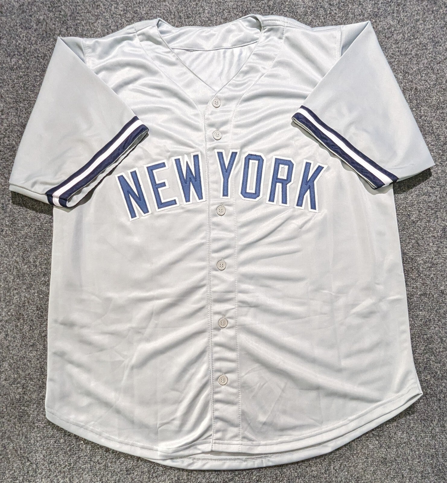 New York Yankees Albert "Sparky" Lyle  Signed Custom Jersey Beckett Holo