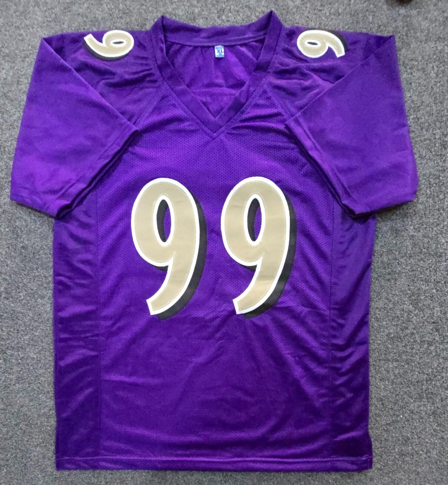 Baltimore Ravens Odafe Jayson Oweh Autographed Signed Jersey Jsa Coa  Old Gold