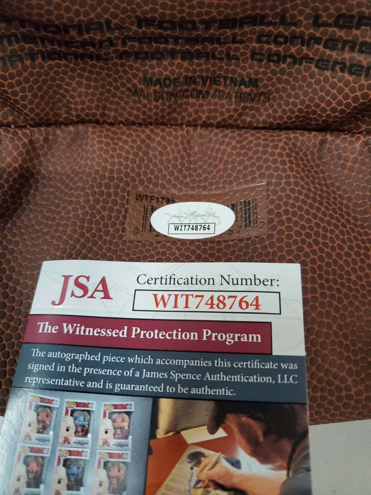 Pitt Panthers Phil Campbell Iii Signed Inscribed H2p! Football Jsa Coa