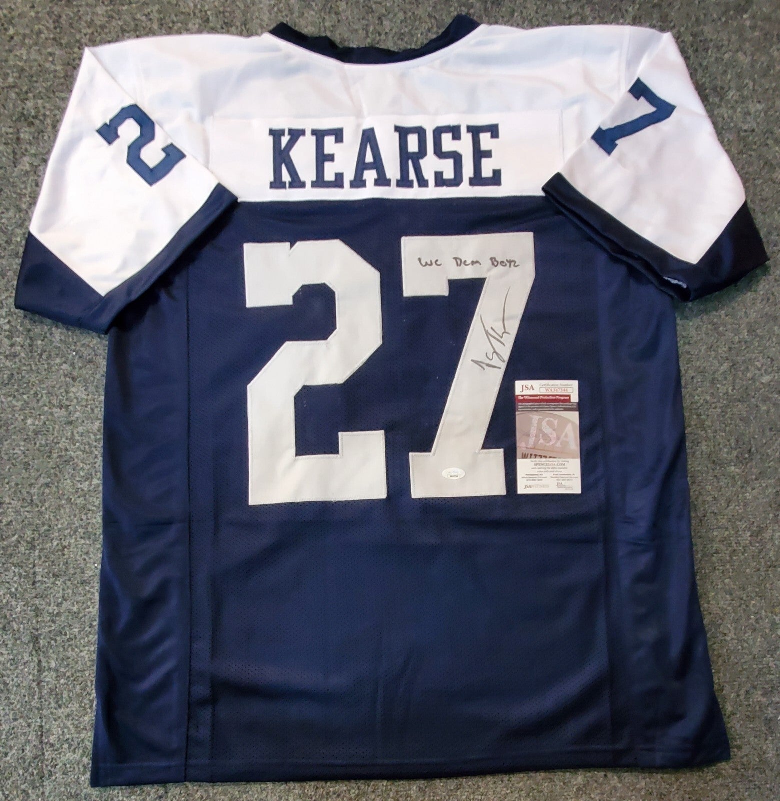 Dallas Cowboys Jayron Kearse Autographed Signed Inscribed Jersey Jsa Coa