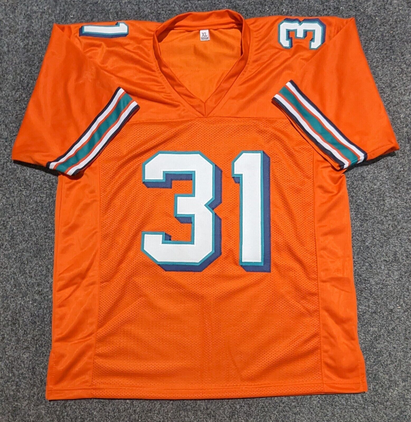 Miami Dolphins Brock Marion Autographed Signed Jersey Jsa Coa