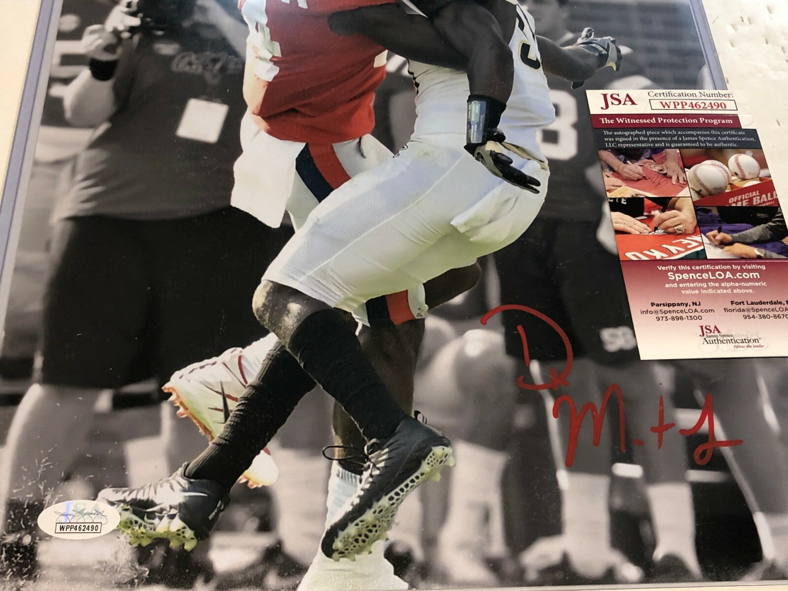 Ole Miss Rebels Dk Metcalf Autographed Signed 11X14 Photo Jsa  Coa