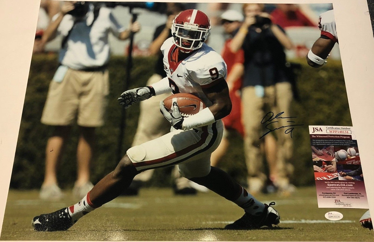 Georgia Bulldogs Alec Ogletree Autographed Signed 16X20 Photo Jsa  Coa