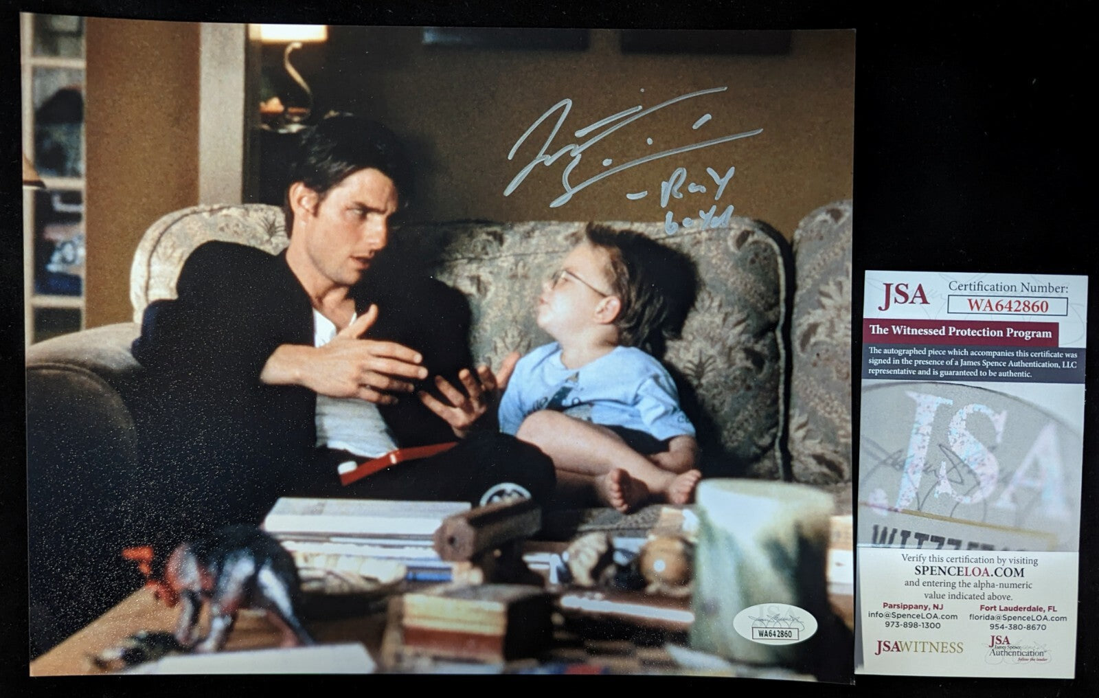 Jonathan Lipnicki Signed 8X10 Jerry Maguire Photo Jsa Coa