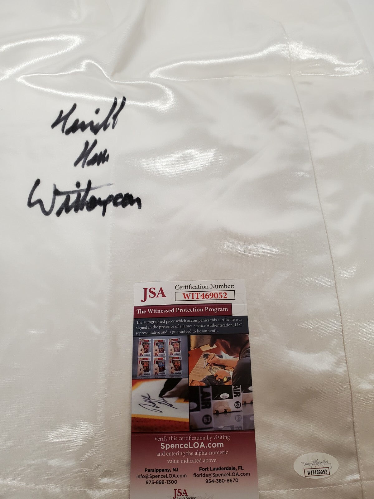 Tim Witherspoon Autographed Signed Boxing Trunks Jsa Coa