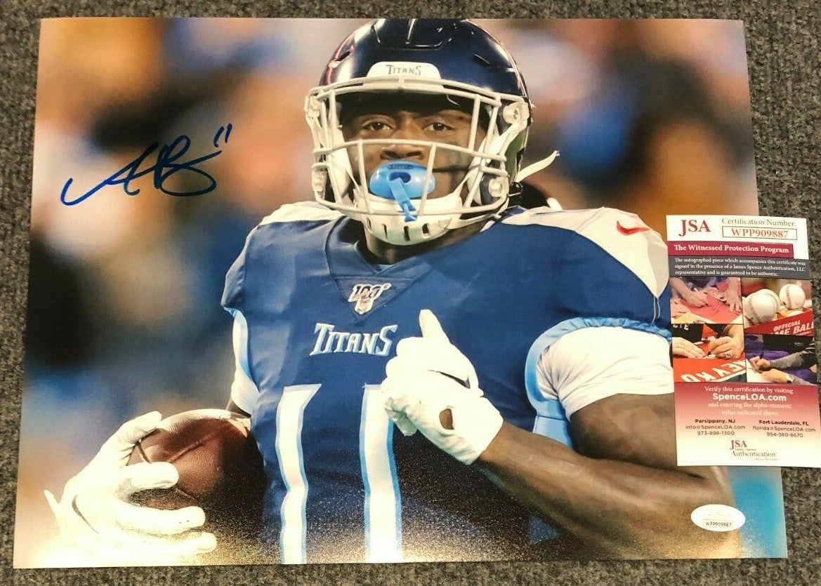 Tennessee Titans Aj Brown Autographed Signed 11X14 Photo Jsa  Coa