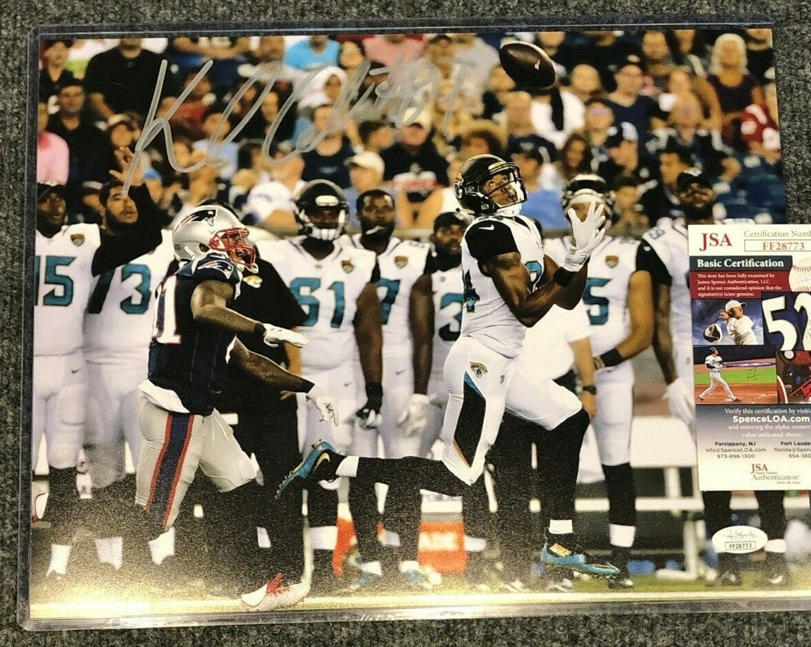 Jacksonville Jaguars Keelan Cole Autographed Signed 11X14 Photo Jsa  Coa
